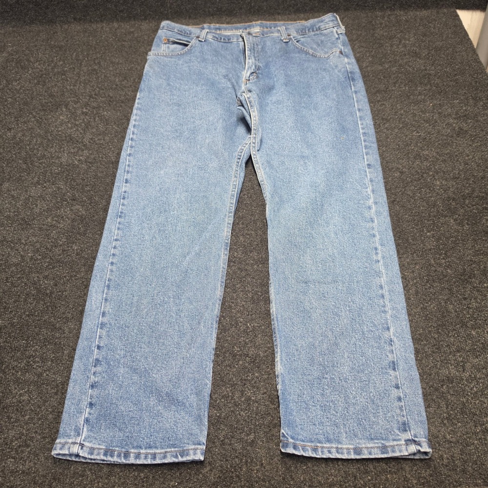 Wrangler Premium Quality Comfort Straight Leg Jeans Blue 36x29 1096FXVDB